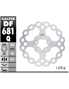 disco freno moto moto fijo galfer qubic 292x6 4mm