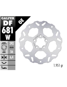 disco freno moto galfer wave fijo 292x6 4mm df681w