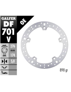 disco freno moto fijo galfer 276x5mm df701v