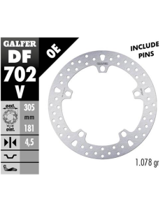 disco freno delantero galfer bmw r 1250 y otras 305x4 5mm df702v