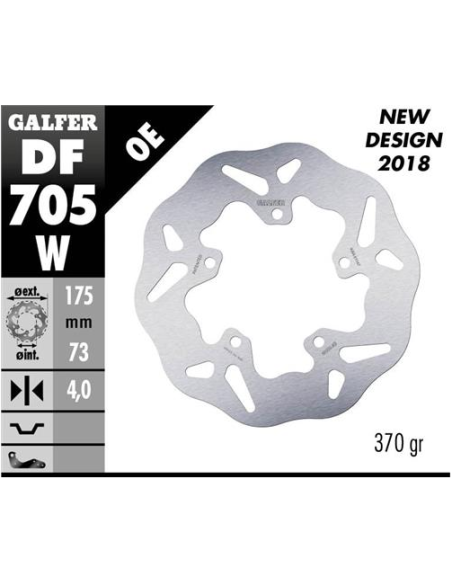 disco freno moto galfer wave fijo 175x4mm df705w