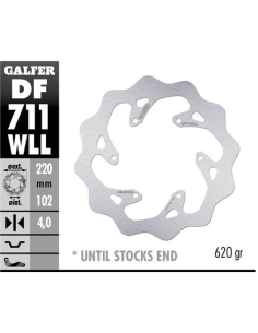 disco freno moto galder wave fijo solido df711wll