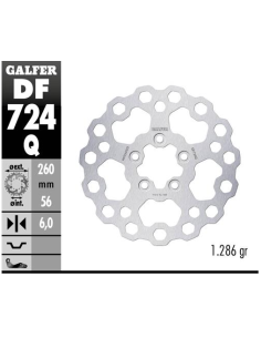 disco freno moto moto fijo galfer qubic 260x6mm df