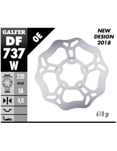disco freno moto galfer wave fijo 220x4mm df737w