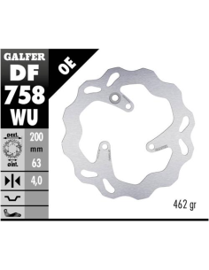 disco freno trasero galfer wave fijo 200x4mm df758wu