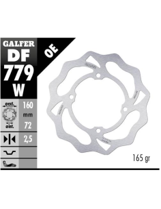 disco freno galfer df779w wave 160x2 5 mm 4 tornillos o84 ktm 50 sx tc 50 mc 50