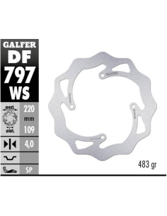 disco freno moto moto galfer wave fijo 220x4m df79