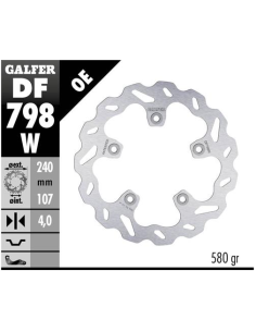 disco freno moto galfer wave fijo 240x4mm df798w