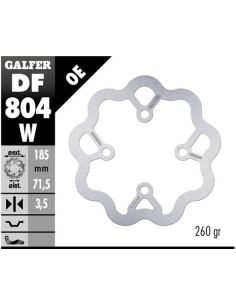 disco freno moto galfer wave fijo 185x3 5mm df804