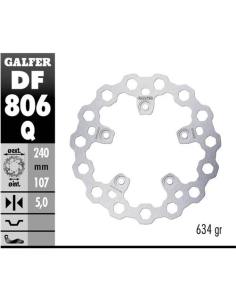disco freno moto moto fijo galfer qubic 240x5mm df