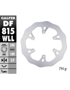 disco freno trasero galfer df815wll wave solido 240x5 mm beta rr xtrainer 6 tornillos o125