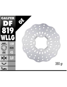 disco freno trasero trial galfer df819wllg 159 5x3 mm full type 4 anclajes o60 beta evo