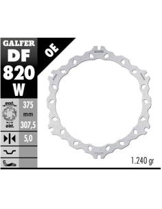 disco freno moto galfer wave fijo 375x5mm df820w