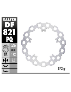 disco freno moto galfer brake track cubiq df821pq