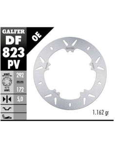disco freno moto galfer round brake track df823pv