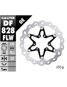 disco freno moto galfer wave flotante 270x3mm df82