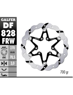 disco freno moto galfer wave flotante derecho df82