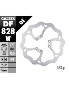 disco freno moto galfer wave fijo 270x3mm df828w
