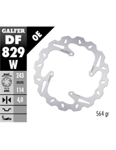 disco freno moto galfer wave fijo 243x4mm df829w