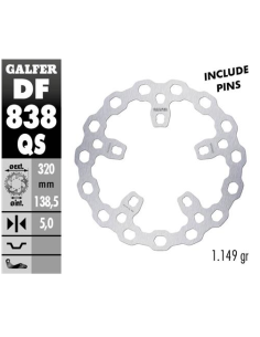 disco freno moto fijo galfer qubic 320x5mm df838qs