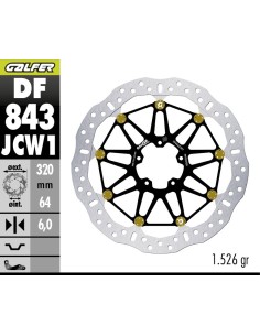 disco freno delantero galfer df843jcw1g03 floatech racing wave 320x6 mm ktm 1290 1390 supe