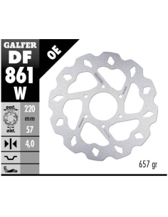 disco freno moto galfer wave fijo 220x4mm df861w
