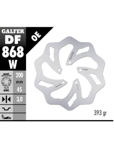 disco freno moto galfer wave fijo 200x3mm df868w