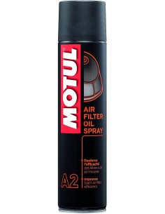 aceite para filtros motul a2 air filter oil spray 0 400l 102986