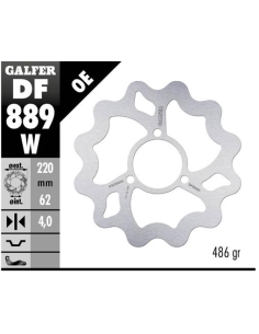 disco freno moto galfer wave fijo 220x4mm df889w