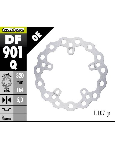 disco freno delantero galfer cubiq df901q harley touring my23 24 320x5
