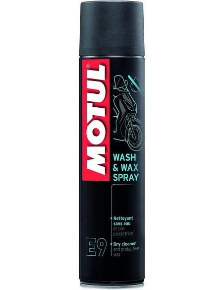 limpiador moto motul e9 wash wax spray 0 400l 103174