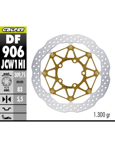 disco de freno galfer w floatech 310x5 5mm kashima cometicion uso exclusivo