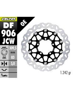 disco freno delantero wave floatech galfer df906jcw triumph 310x5 mm pcd 100 5