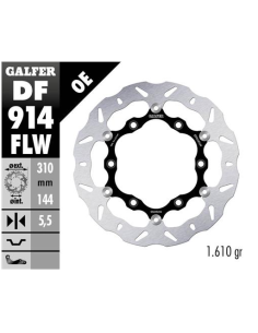 disco freno moto galfer wave flotante 220x4mm df91