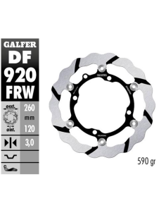 disco freno moto galfer wave flotante derecho df92