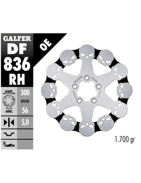 disco freno moto galfer shark fijo df8920h