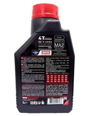 aceite motul 5100 10w40 4t 1l 104066