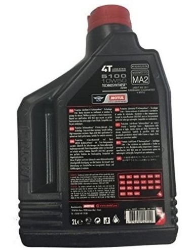 aceite motul 5100 10w50 4t 2l 104075