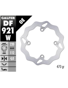 disco freno moto galfer wave fijo 220x4mm df921w