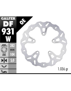 disco freno moto galfer wave fijo 282x5mm df931w