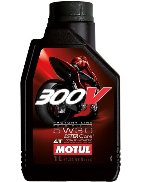 aceite motul 300v fl road racing 5w30 1l 104108