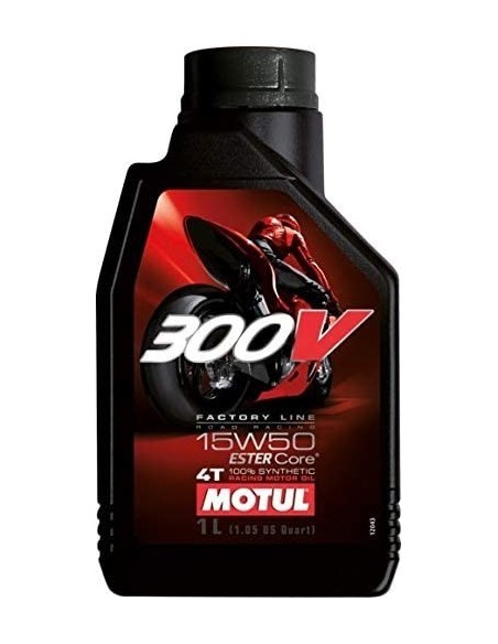 aceite motul 300v fl road racing 15w50 1l 104125
