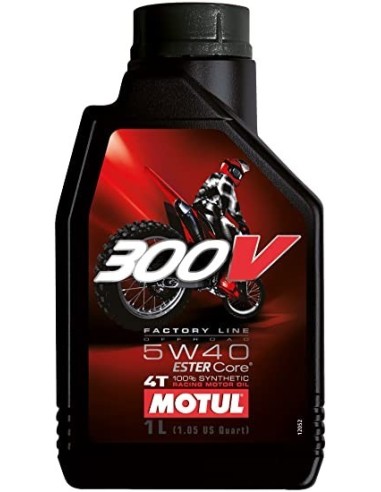 aceite motul 300v fl off road 5w40 1l 104134