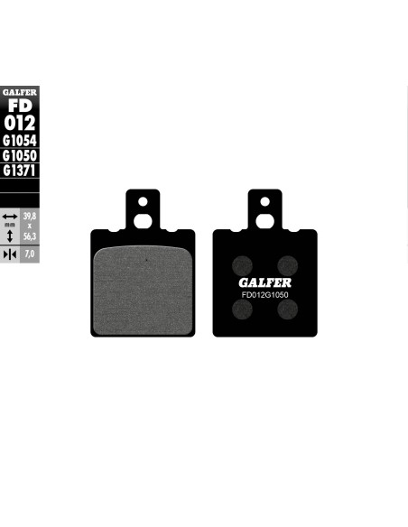 pastillas de freno moto galfer scooter fd012g1050