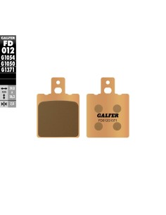 pastillas de freno moto galfer sinter street fd012