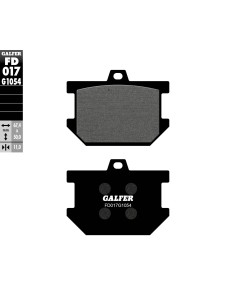 pastillas de freno moto galfer semi metal fd017g10