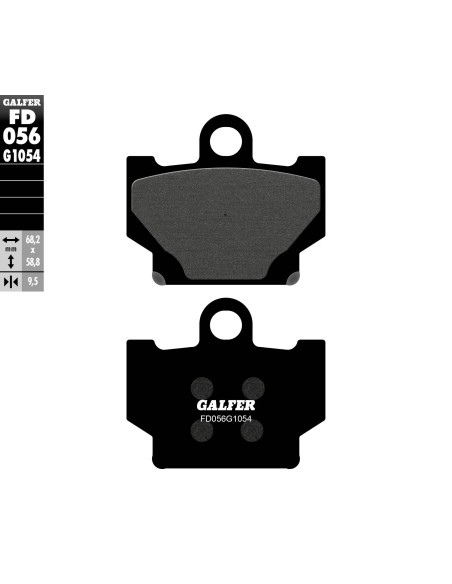 pastillas de freno moto galfer semi metal fd056g10