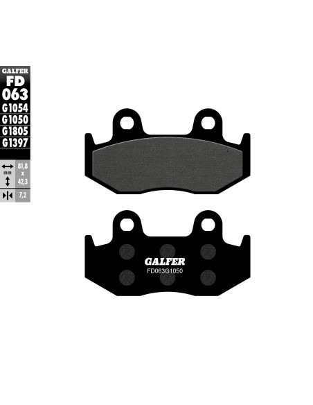 pastillas de freno moto galfer scooter fd063g1050