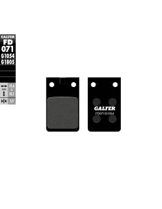 pastillas de freno moto galfer semi metal fd071g10