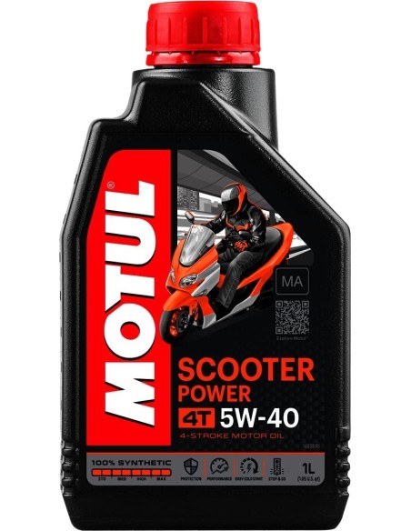 aceite motul scooter power 4t 5w40 ma 1l 105958